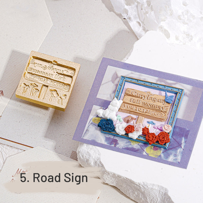 3D Relief Halloween Wax Seal Stamps (9 Designs) sku-5