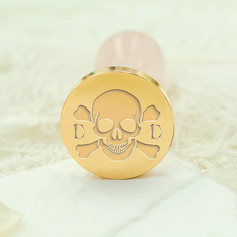 Custom Skull Halloween Name Wax Seal Stamp 3