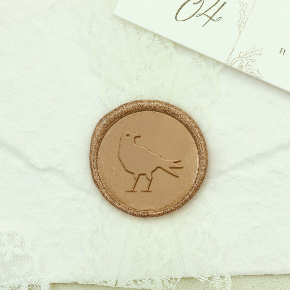 Raven Halloween Wax Seal Stamp1