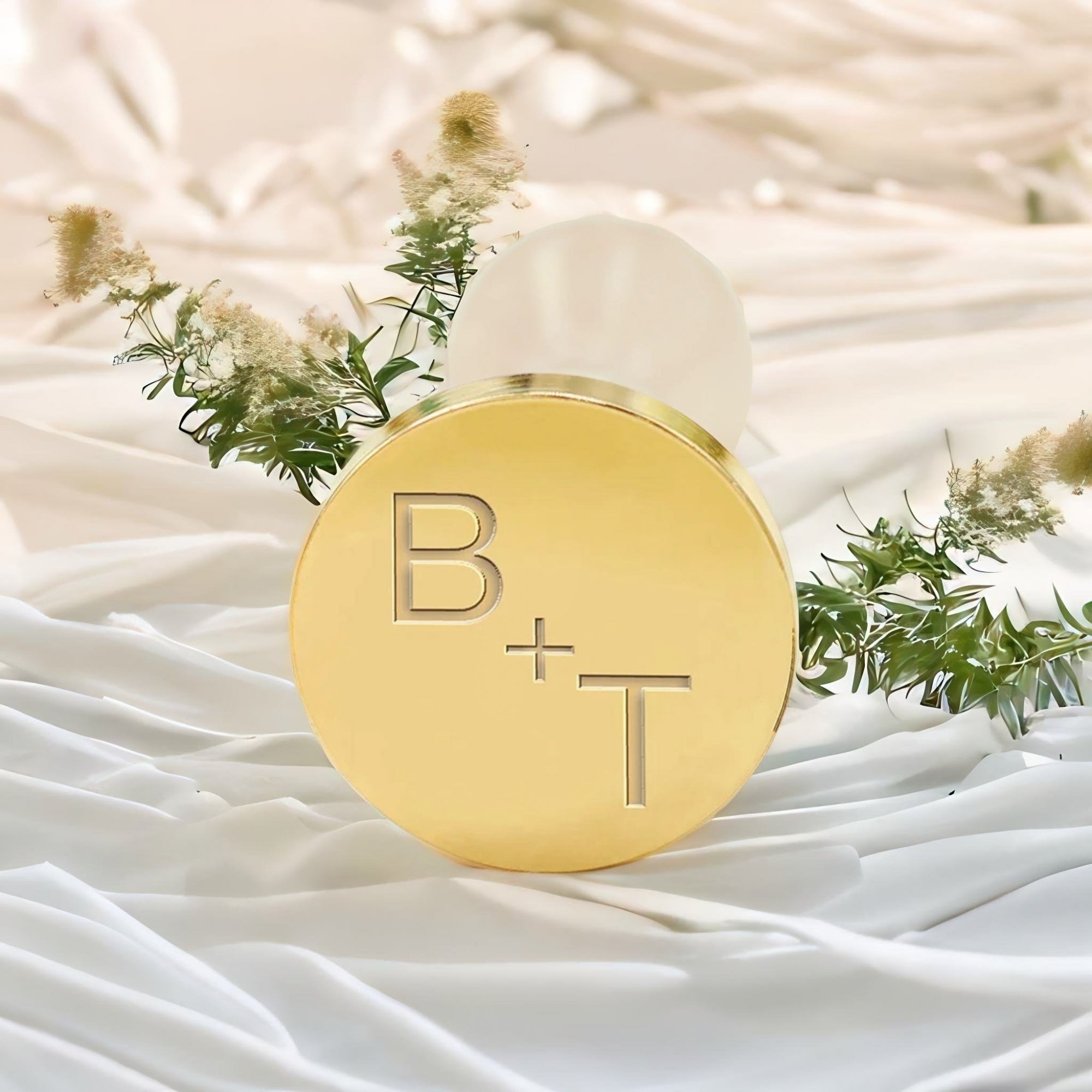 Minimalist Monogram Custom Wedding Wax Seal Stamp - Style 9