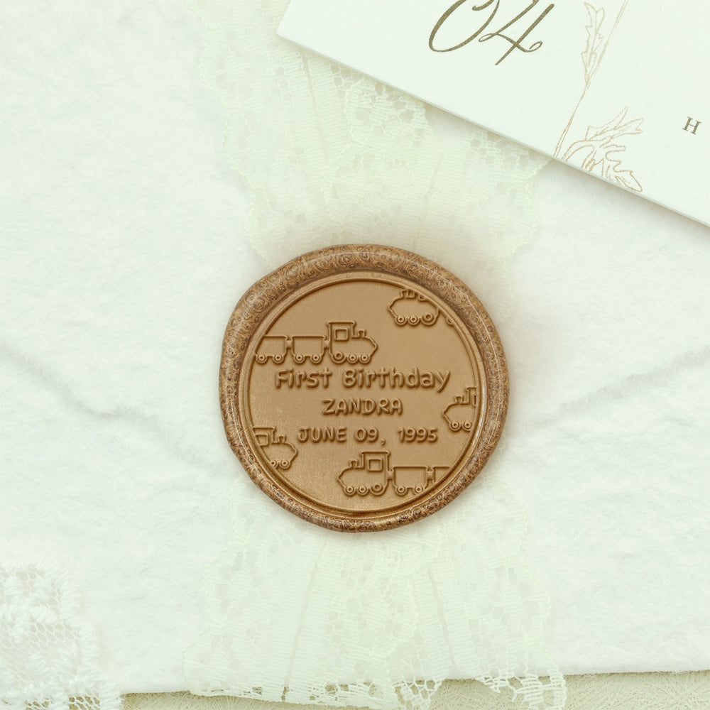 Birthday Bliss Custom Wax Seal Stamp - Style 15 15-2